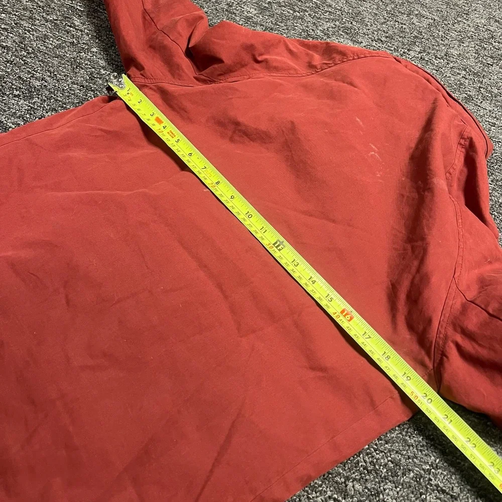 J. Crew Jacket Mens M Red Canvas Sportsman Outfitter Zip Up Utility Workwear H95